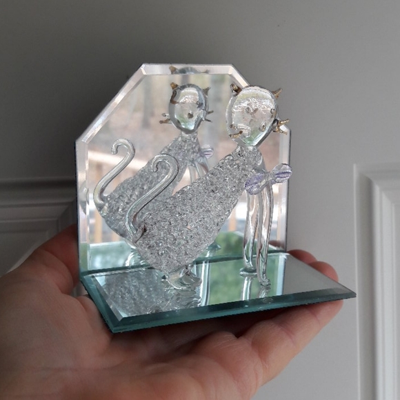 Glass Cat 🐈 Figurine - Picture 3 of 6
